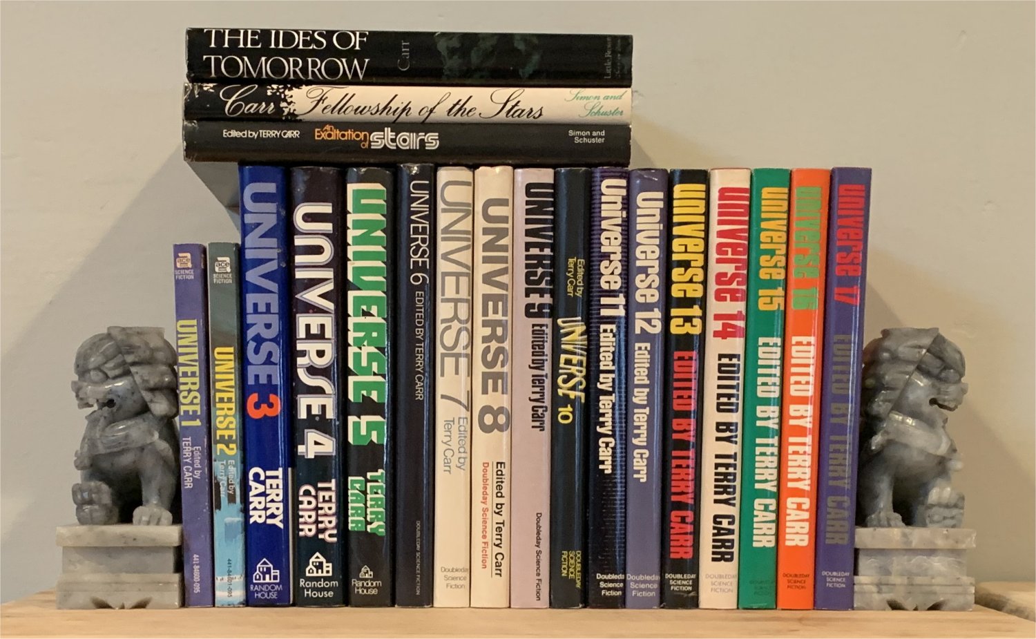 a photo of all the Universe volumes